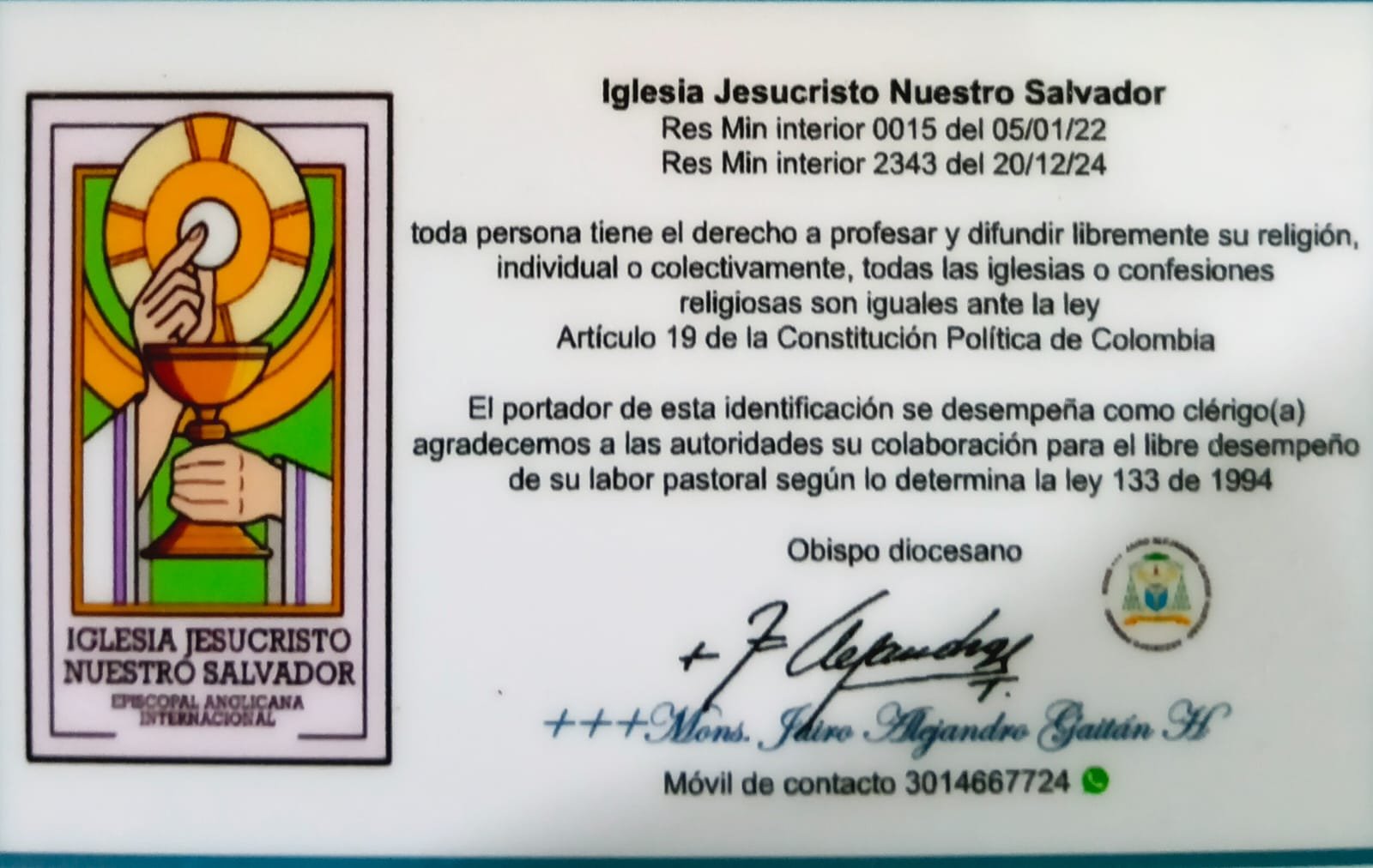 CARNET SACERDOTAL
